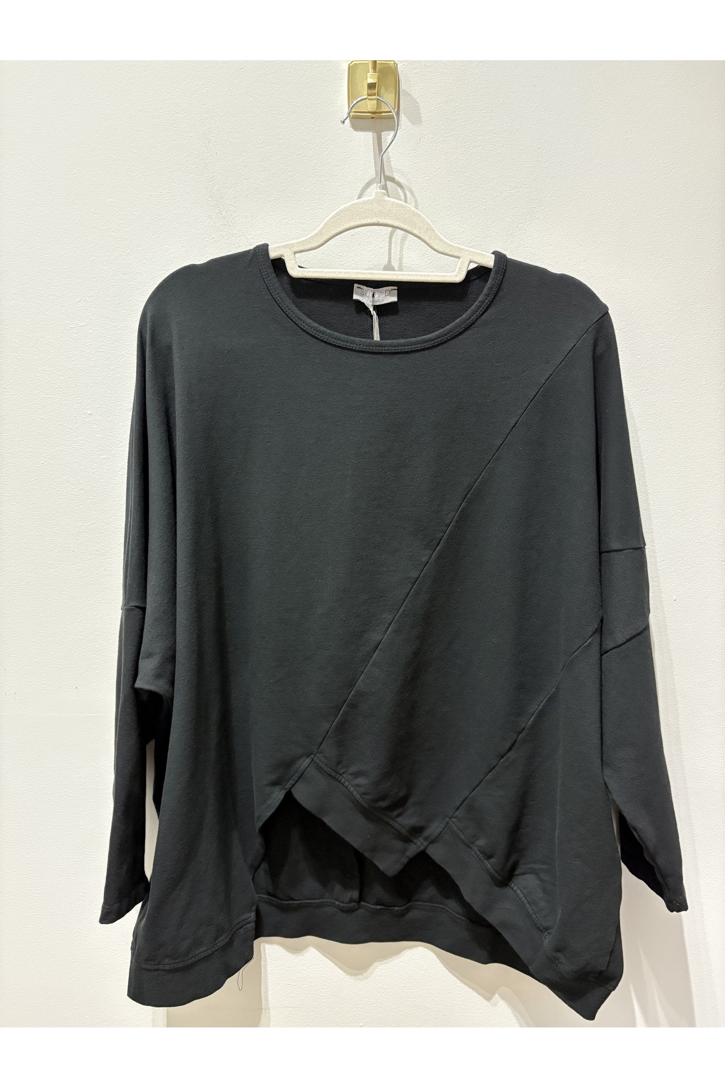 Yonella Oversize Raw Seam Sweatshirt