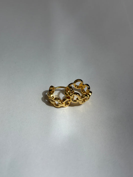 Tate Huggie Hoop Earrings