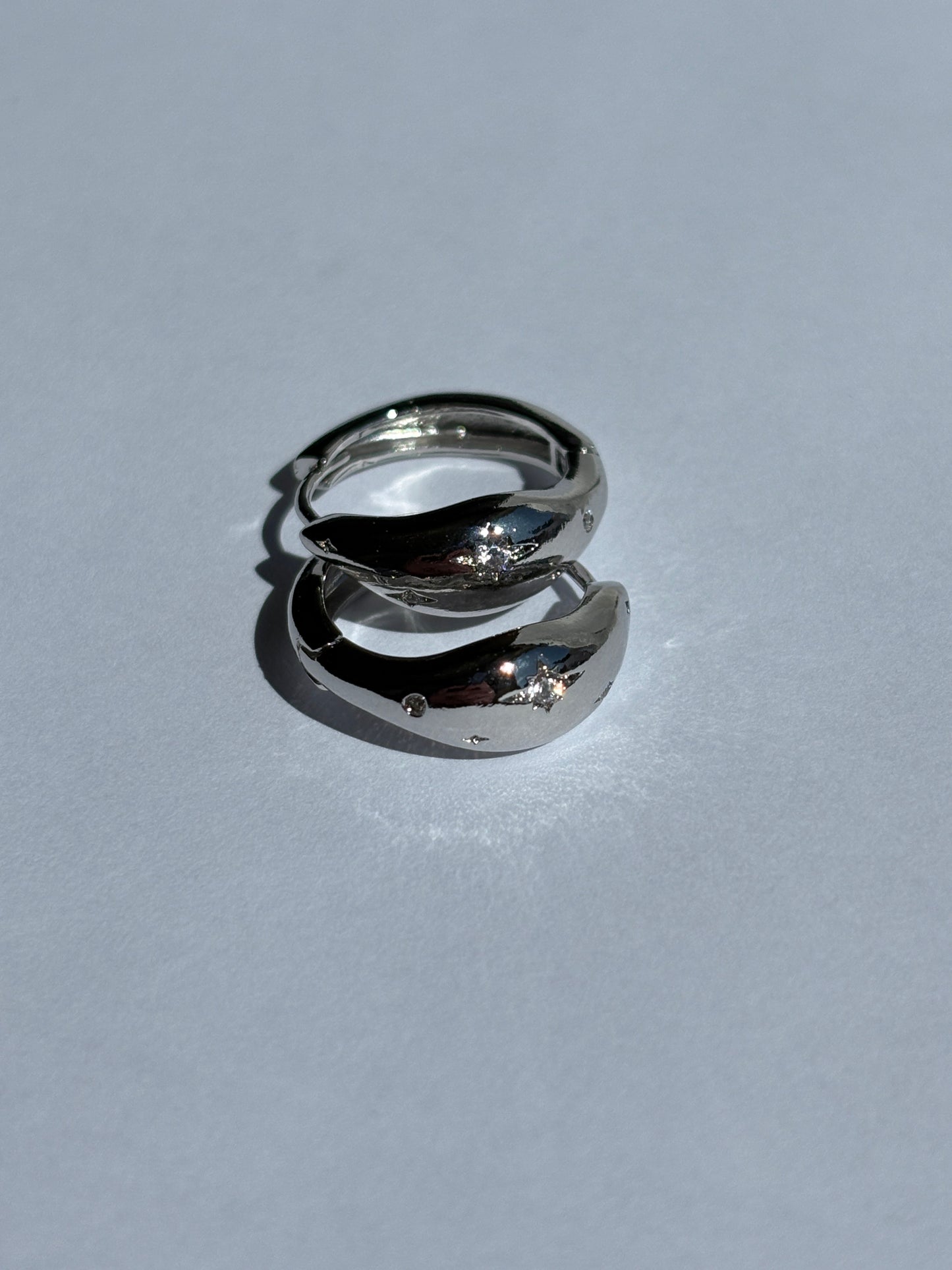 Meryl Huggie Hoop Earrings
