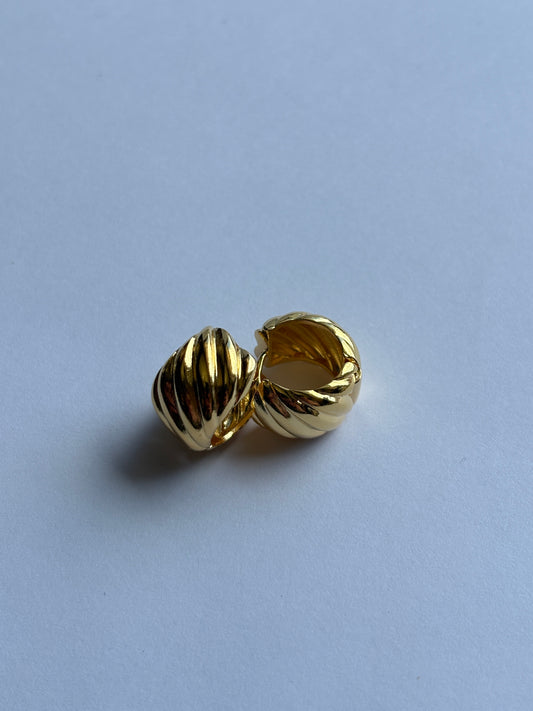 Melanie Huggie Hoop Earrings