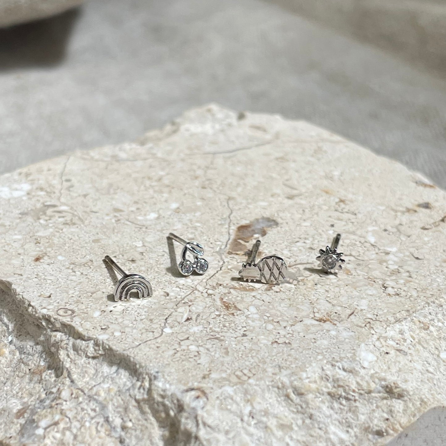 Fun In The Sun Stud Earrings | Set of 4
