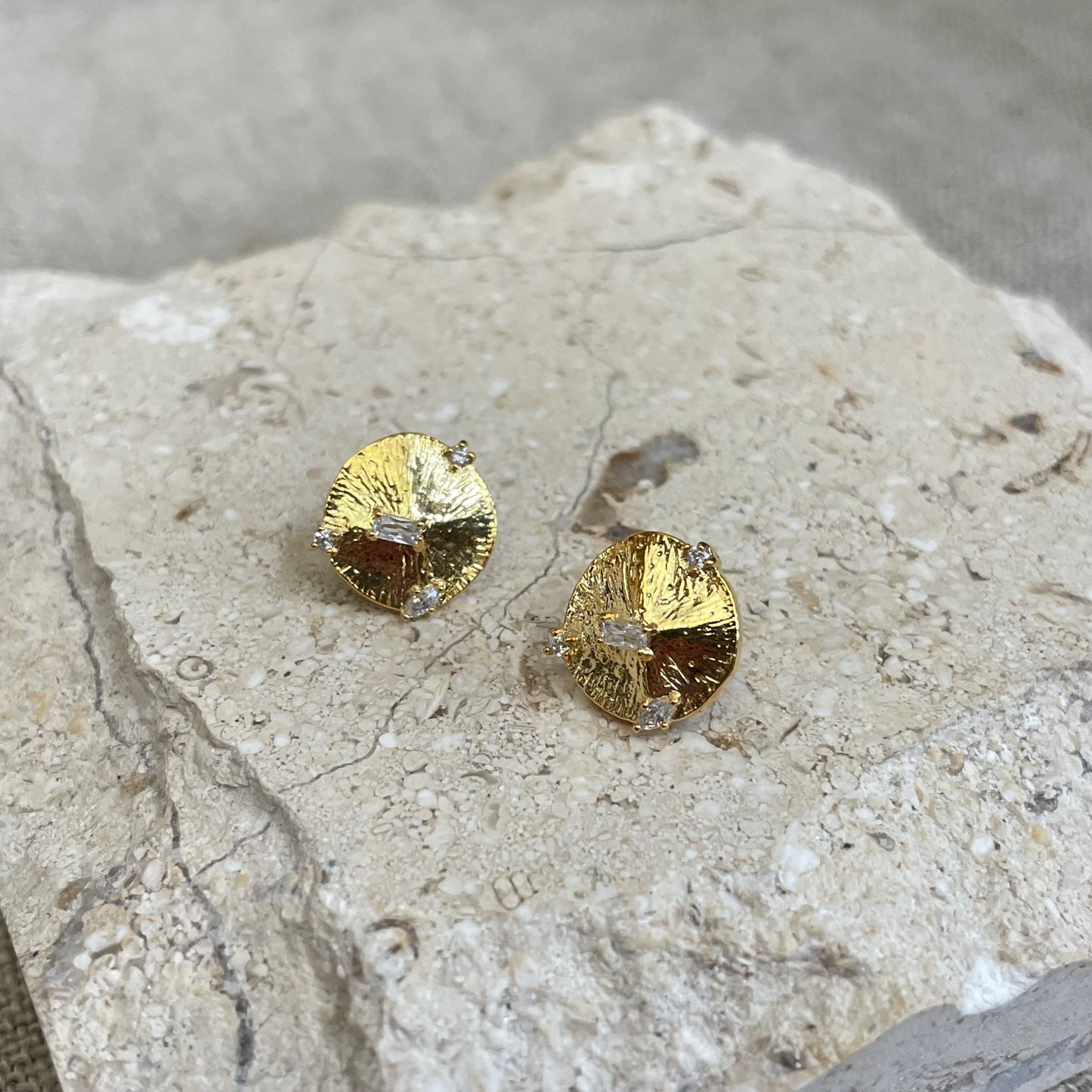 Cubic Zirconia All That Glitters Stud Earrings