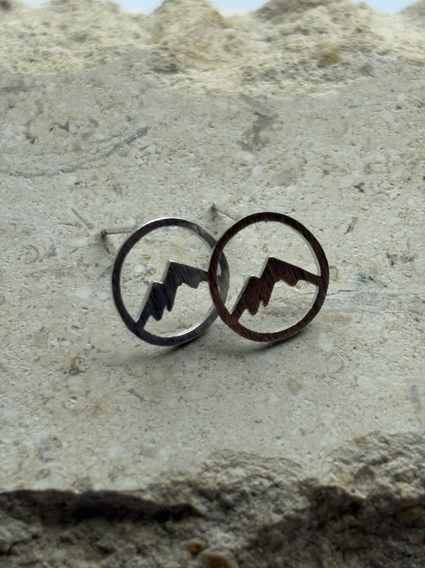 Mountain Range Stud Earrings
