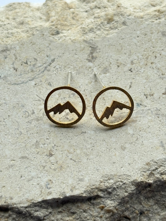 Mountain Range Stud Earrings