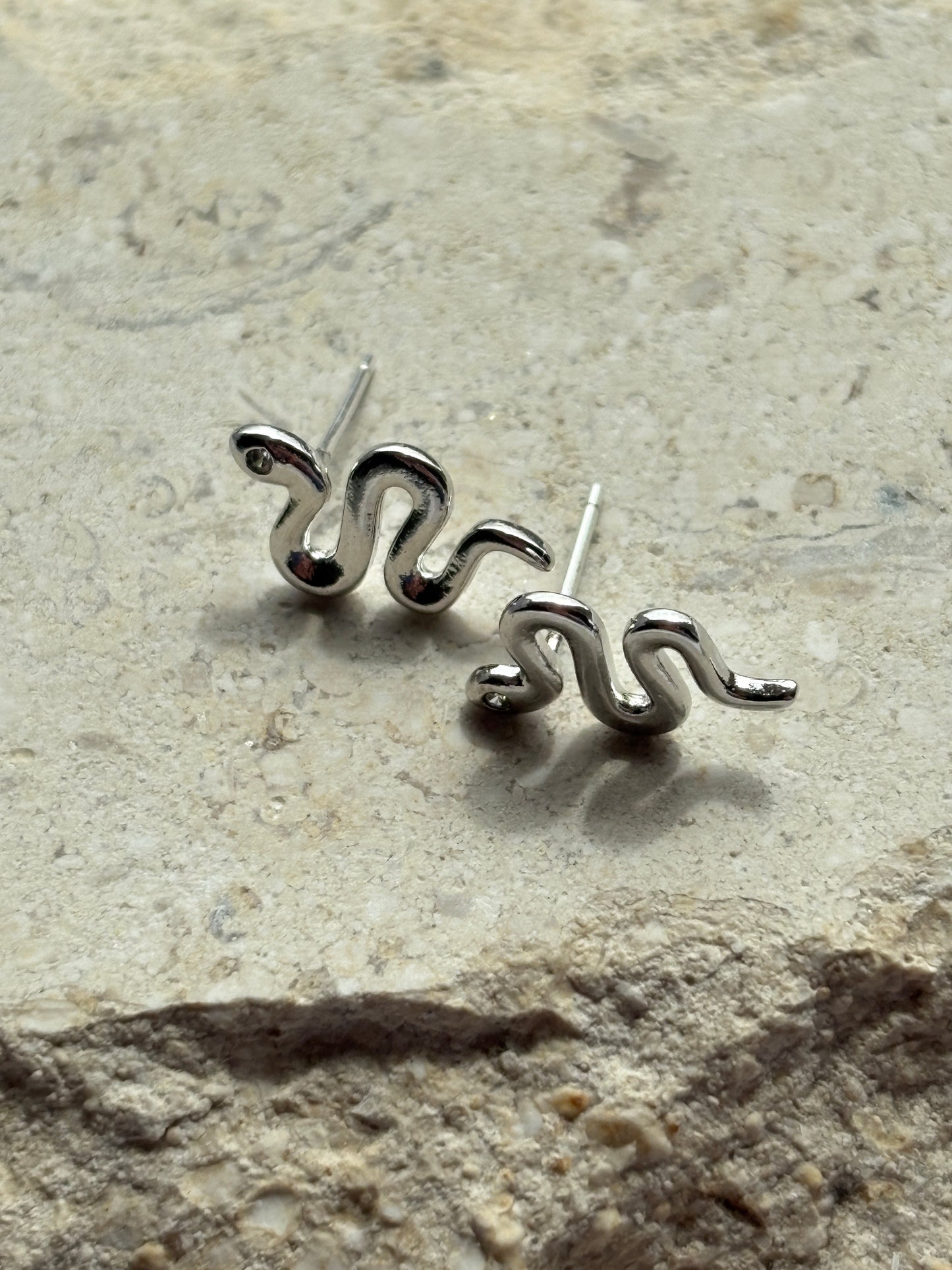 Sneaky Snake Stud Earrings