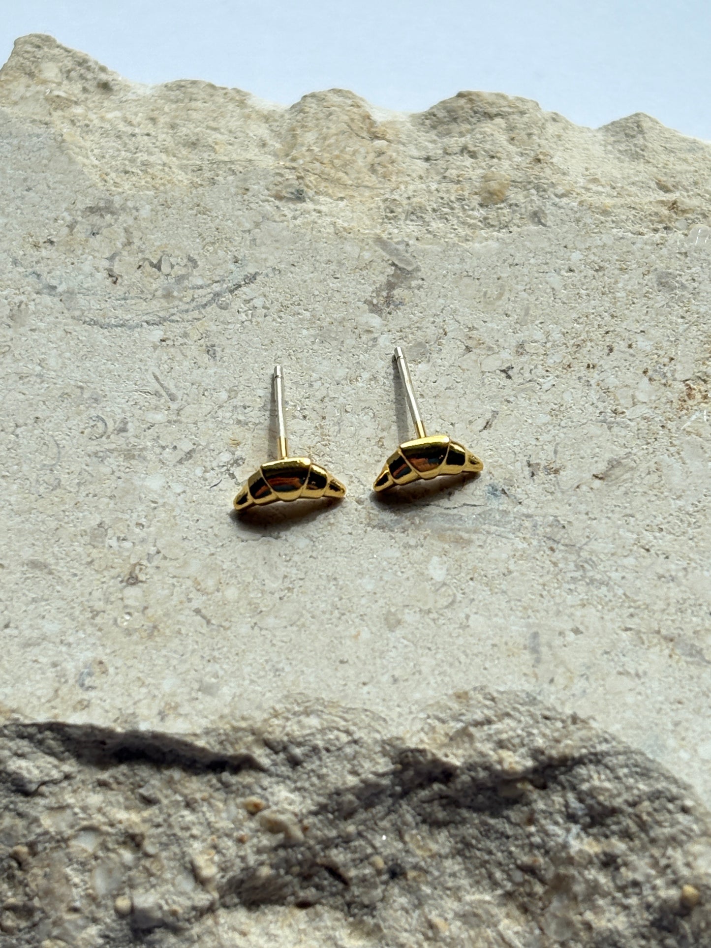 Croissant Stud Earrings