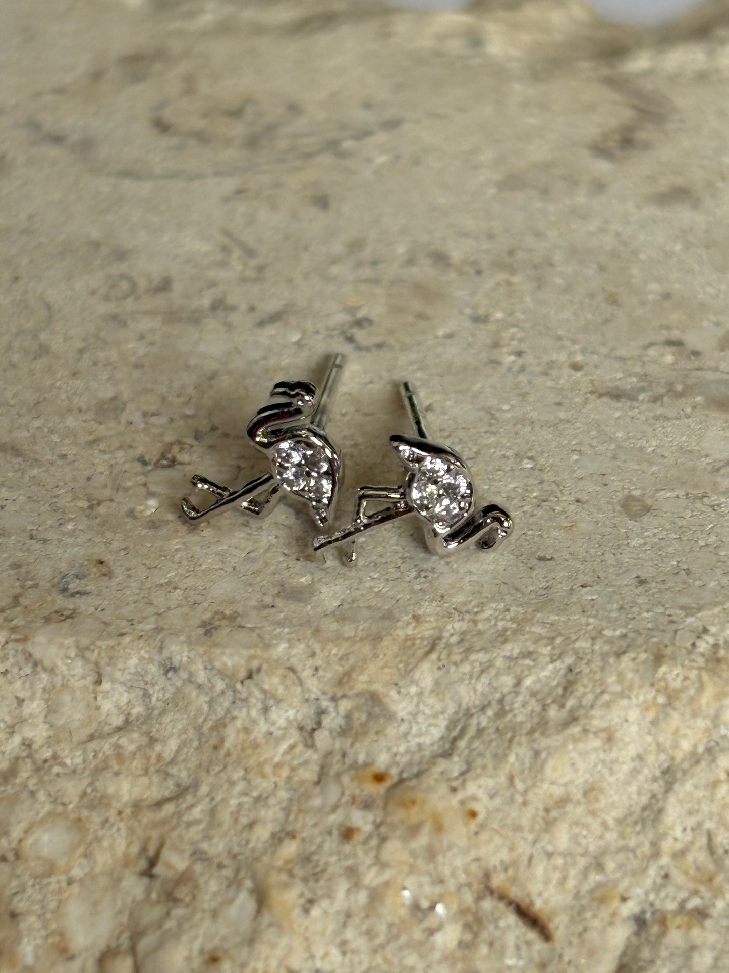 Flamingo Stud Earrings