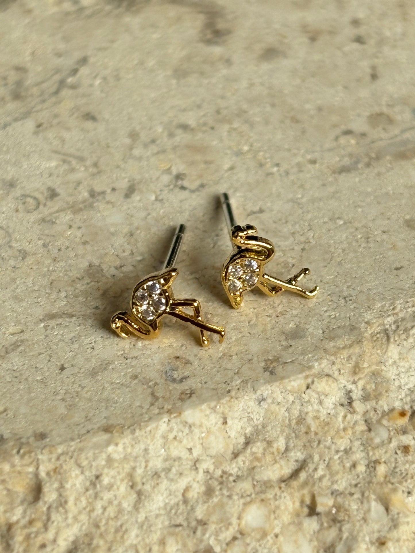 Flamingo Stud Earrings
