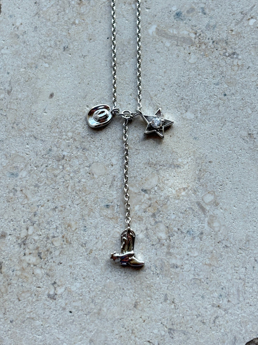 Boot Scootin Charm Necklace