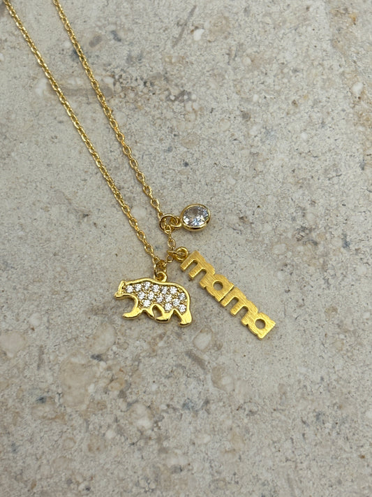 Mama Bear Necklace