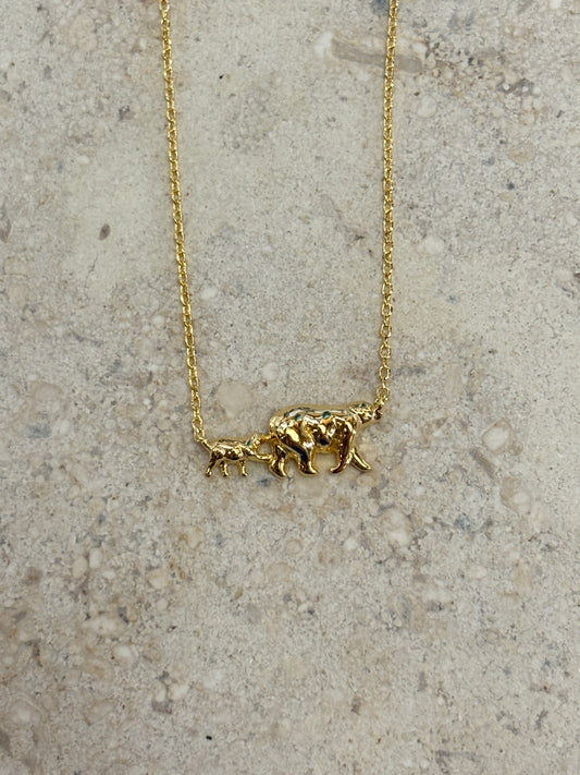 Mother & Cub Necklace