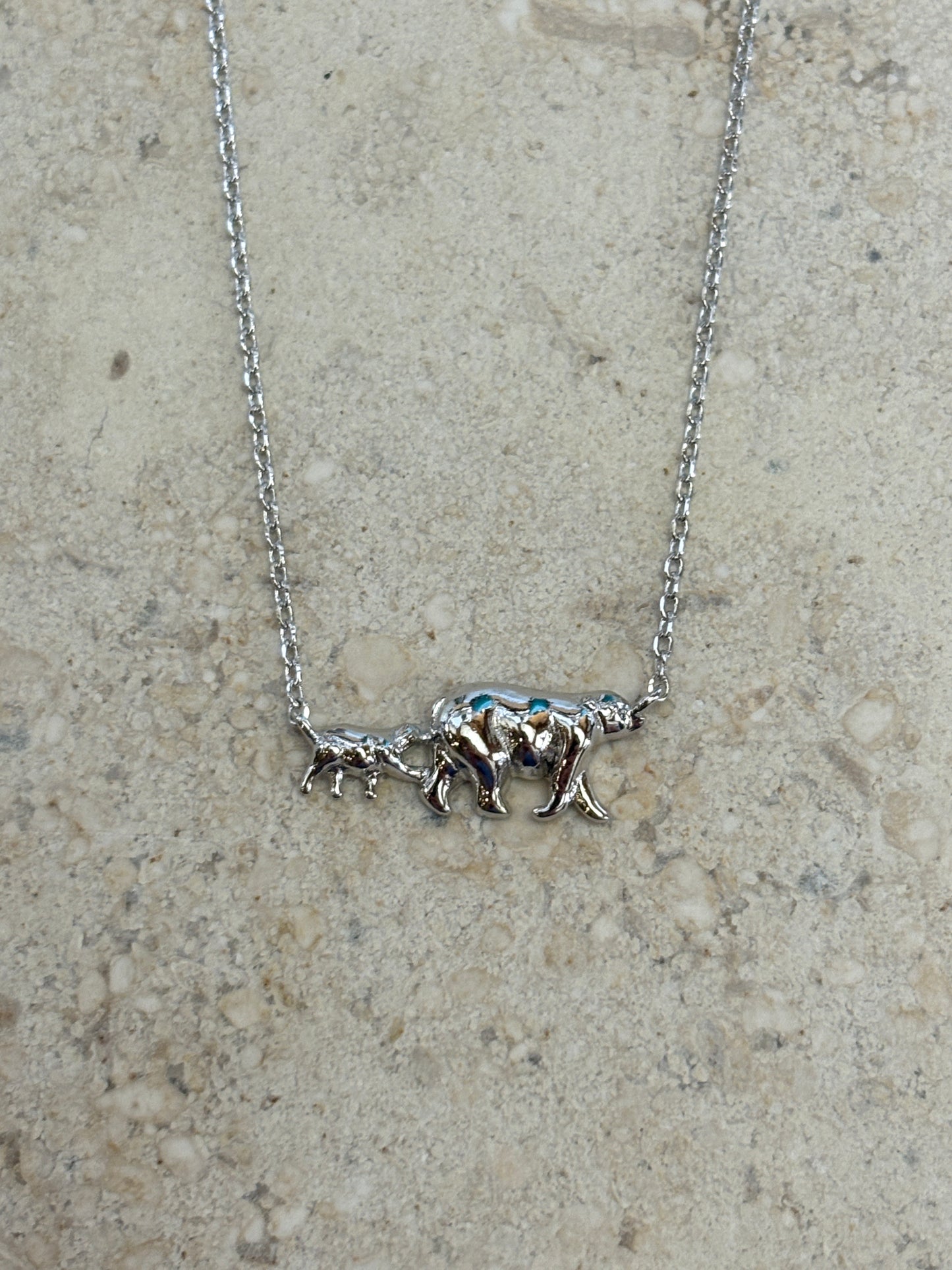 Mother & Cub Necklace