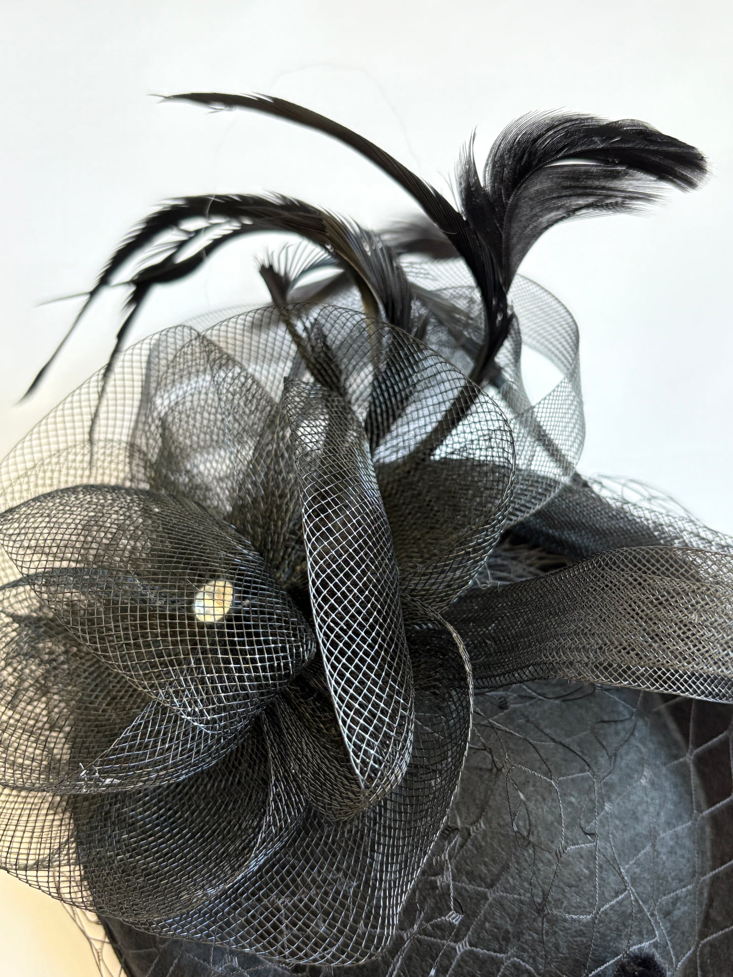 Black Derby Fascinator