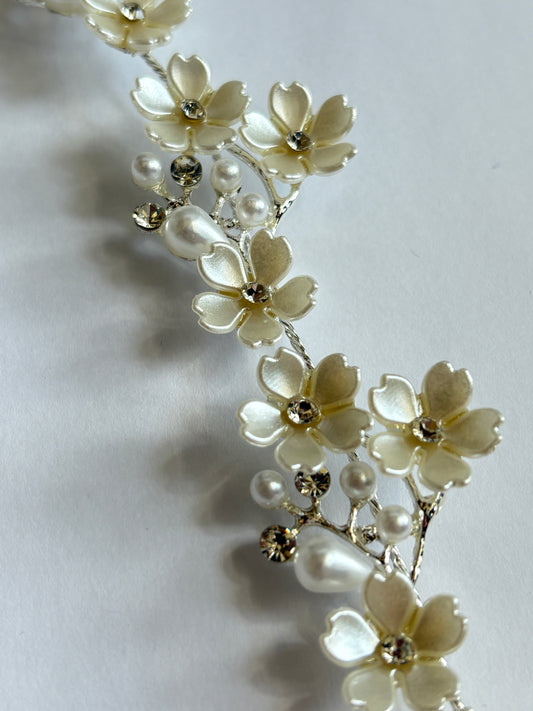 Marina Floral Wedding Headpiece