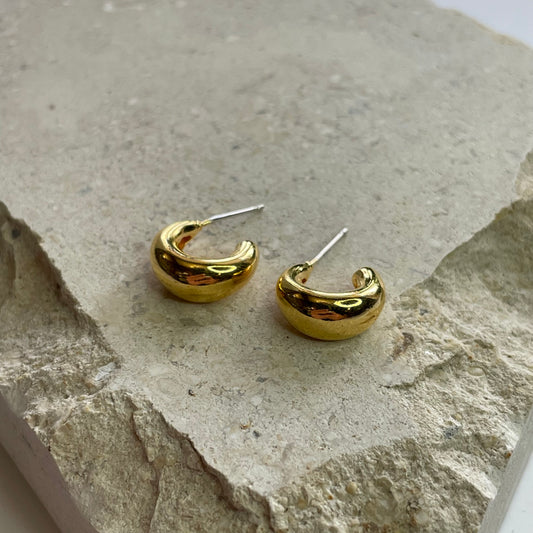 Cerise Hoop Earrings