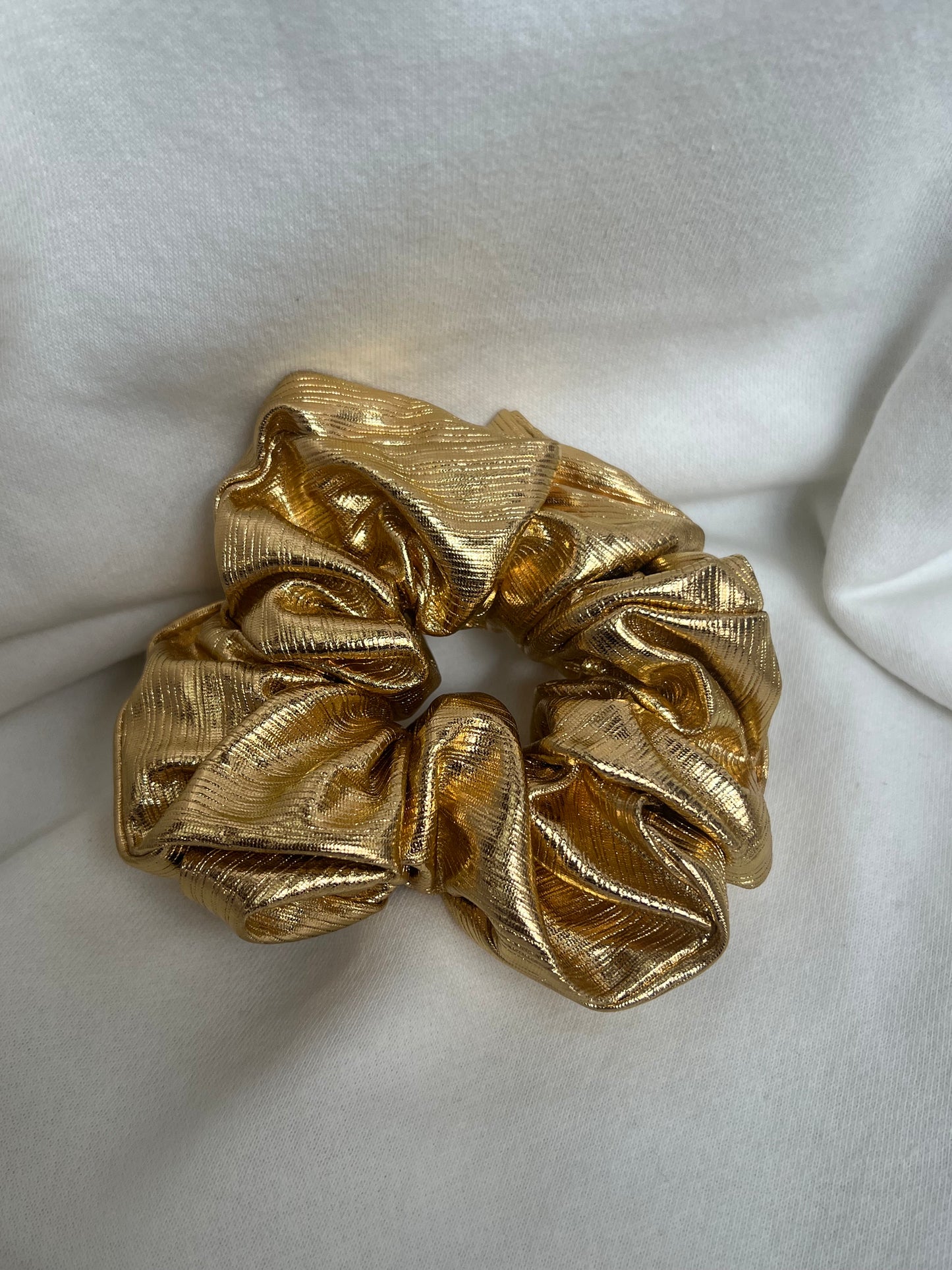 Large Metallic Scrunchy