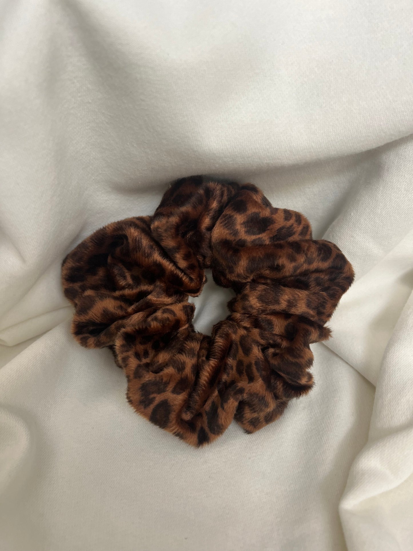 Leopard Print Large Scrunchie