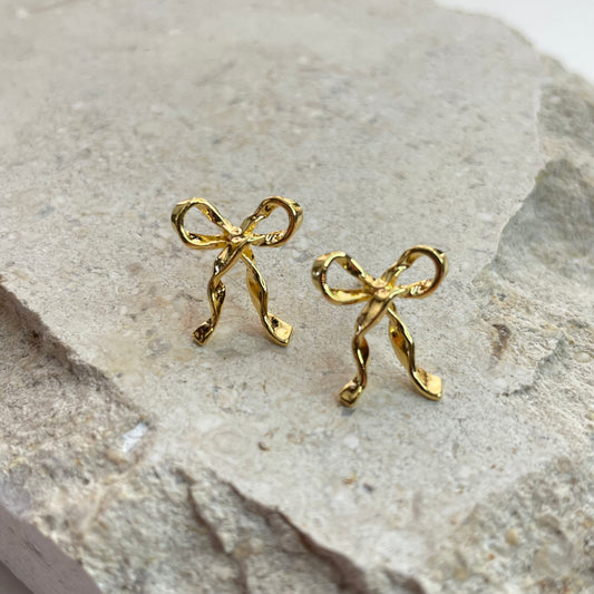 Ribbons & Bows Stud Earrings