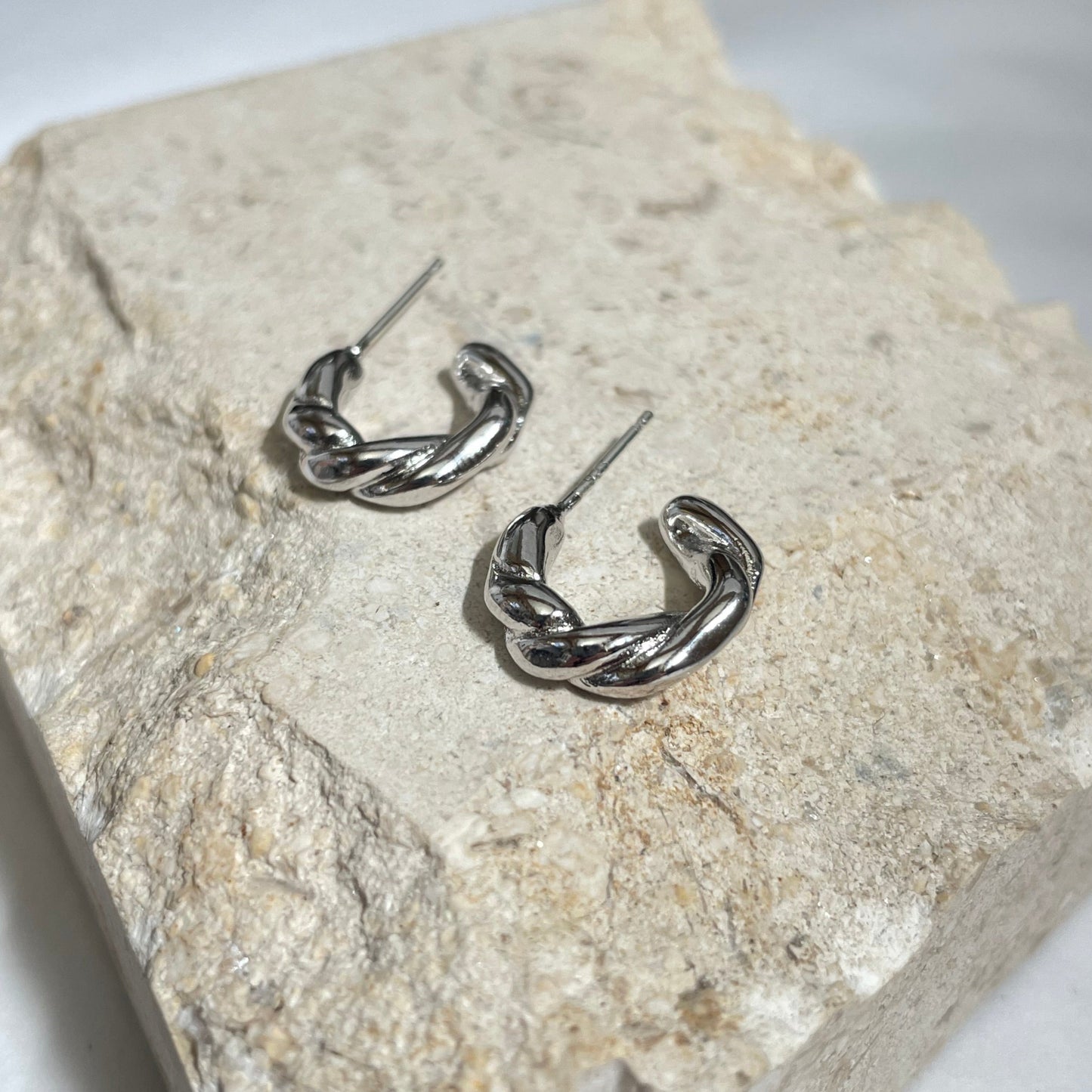 Don't Get it Twisted Hoop Earrings