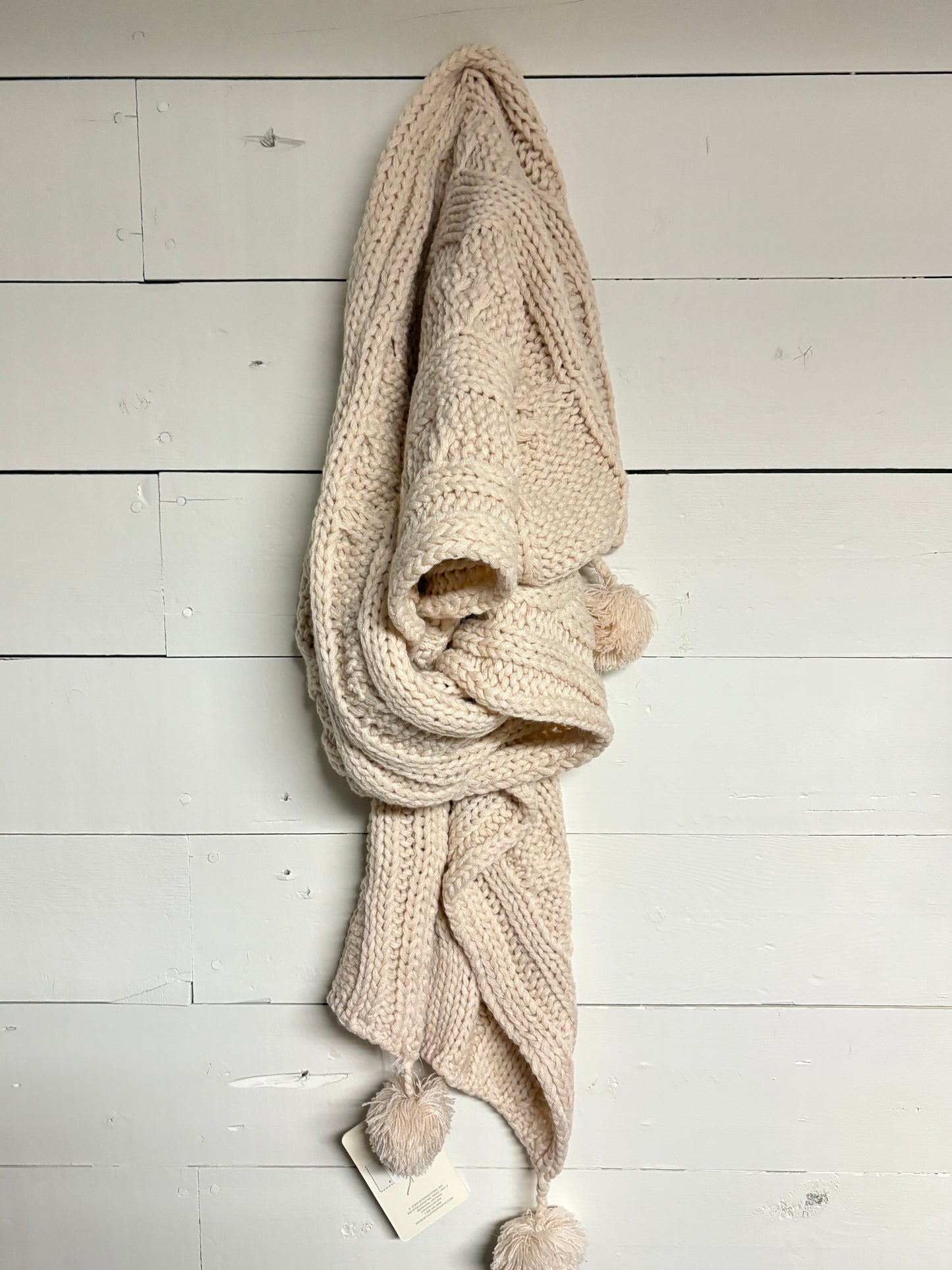 Knit Scarf | Pompom