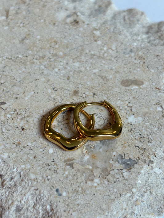 Sculpt Hoop Earrings