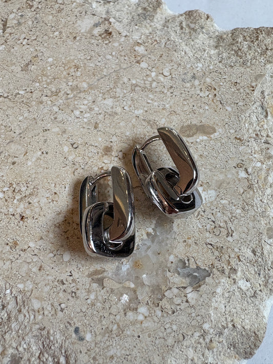 Lock In Hoop Earrings