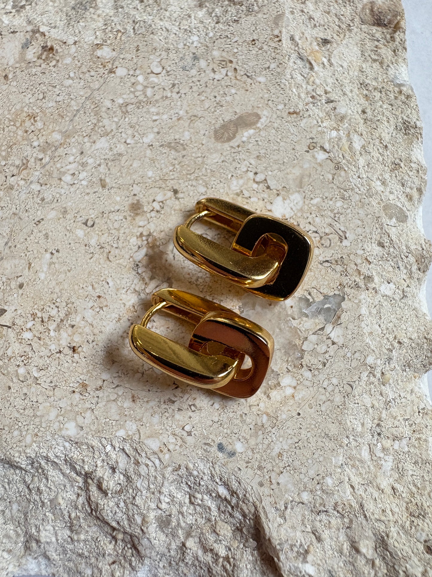 Lock In Hoop Earrings