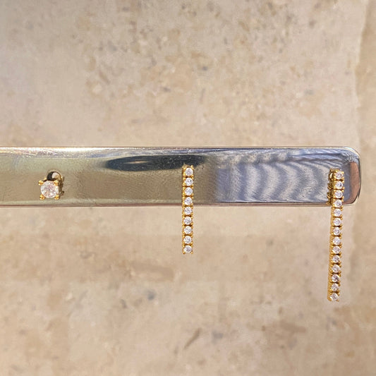 Athena Stud Earrings | Set of 3