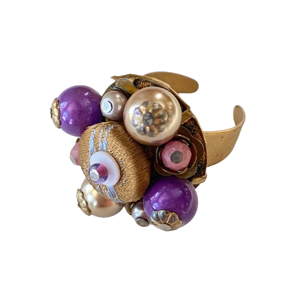 Ayala Cluster Beaded Ring - Assorted