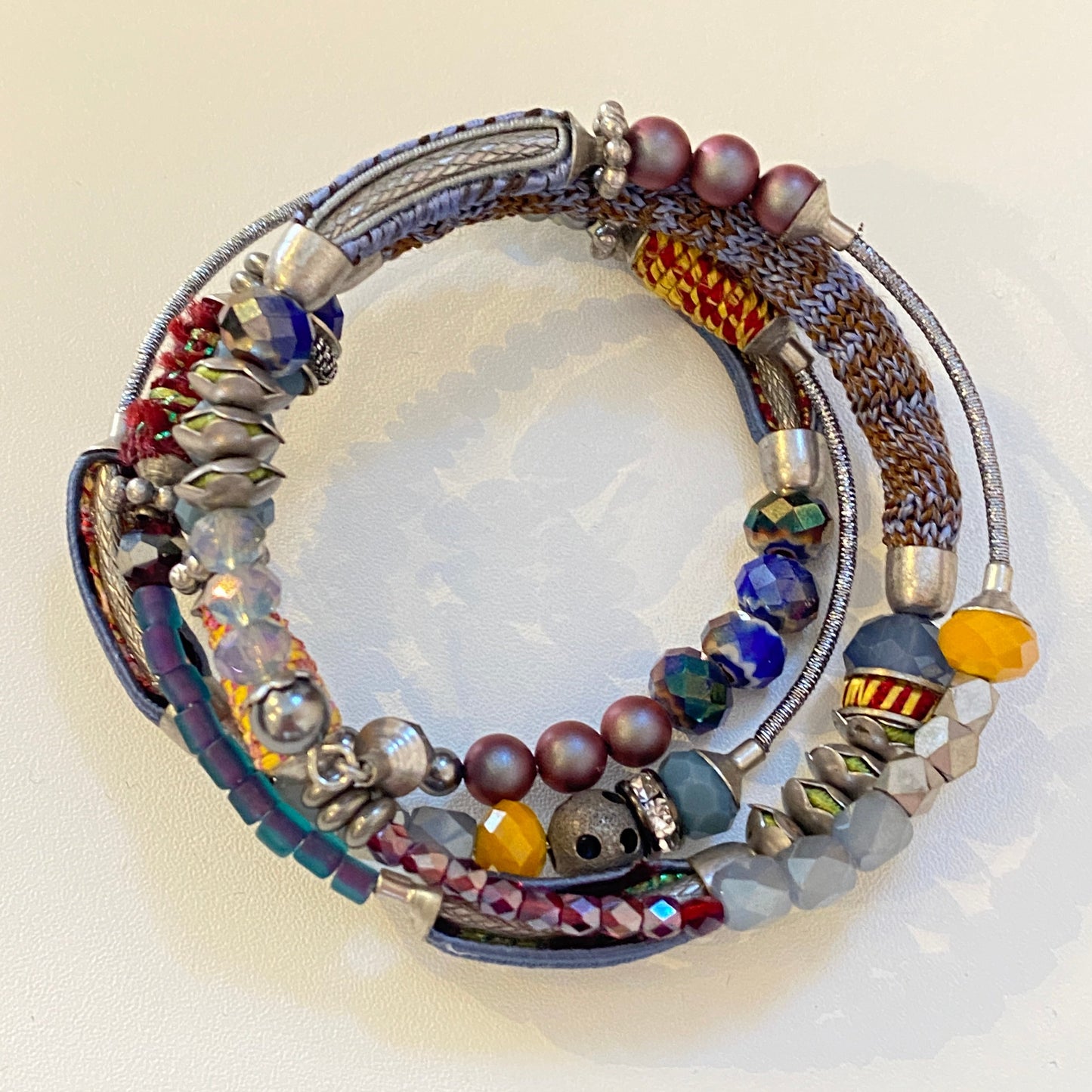 Ayala Dusty Blue Wrap Bracelet