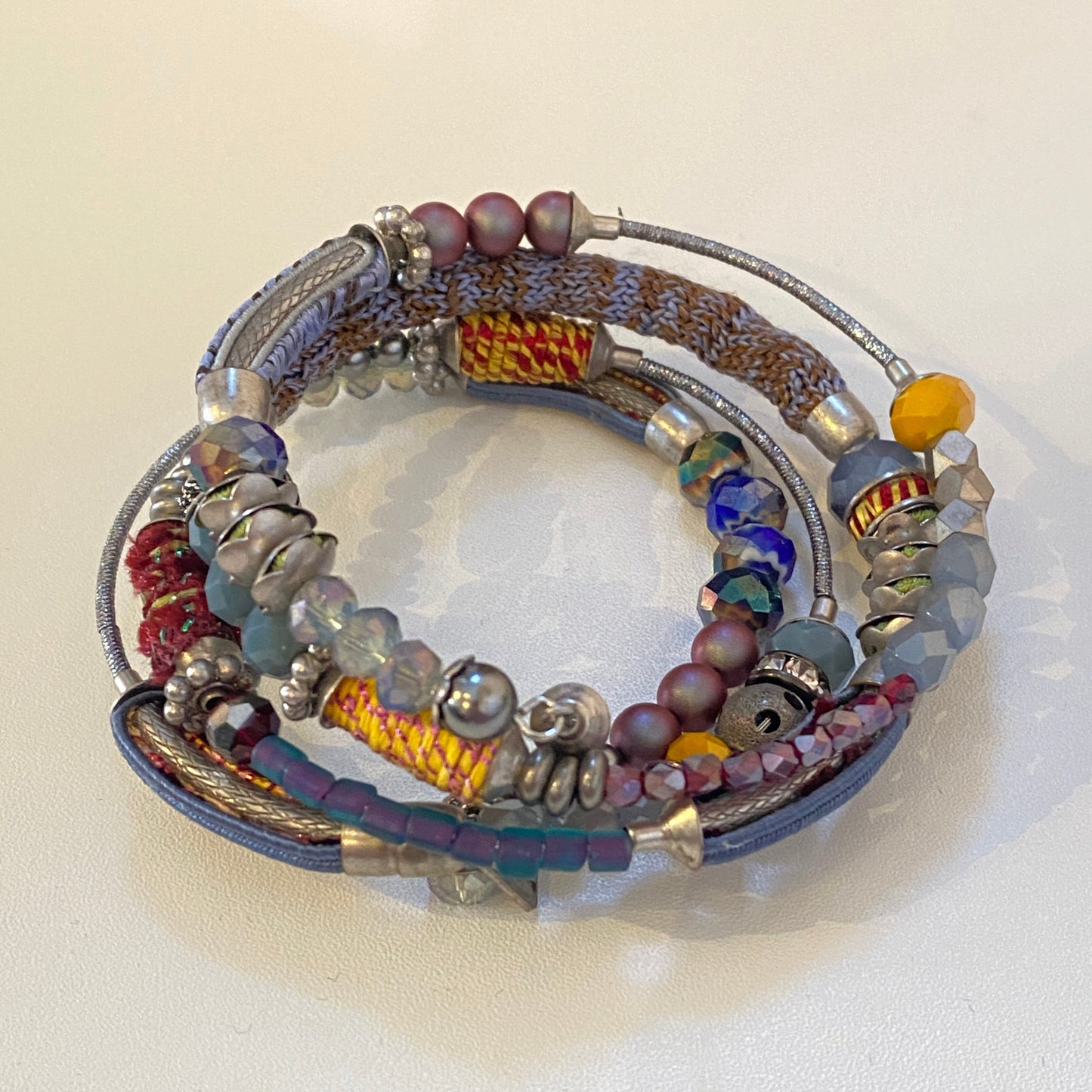 Ayala Dusty Blue Wrap Bracelet