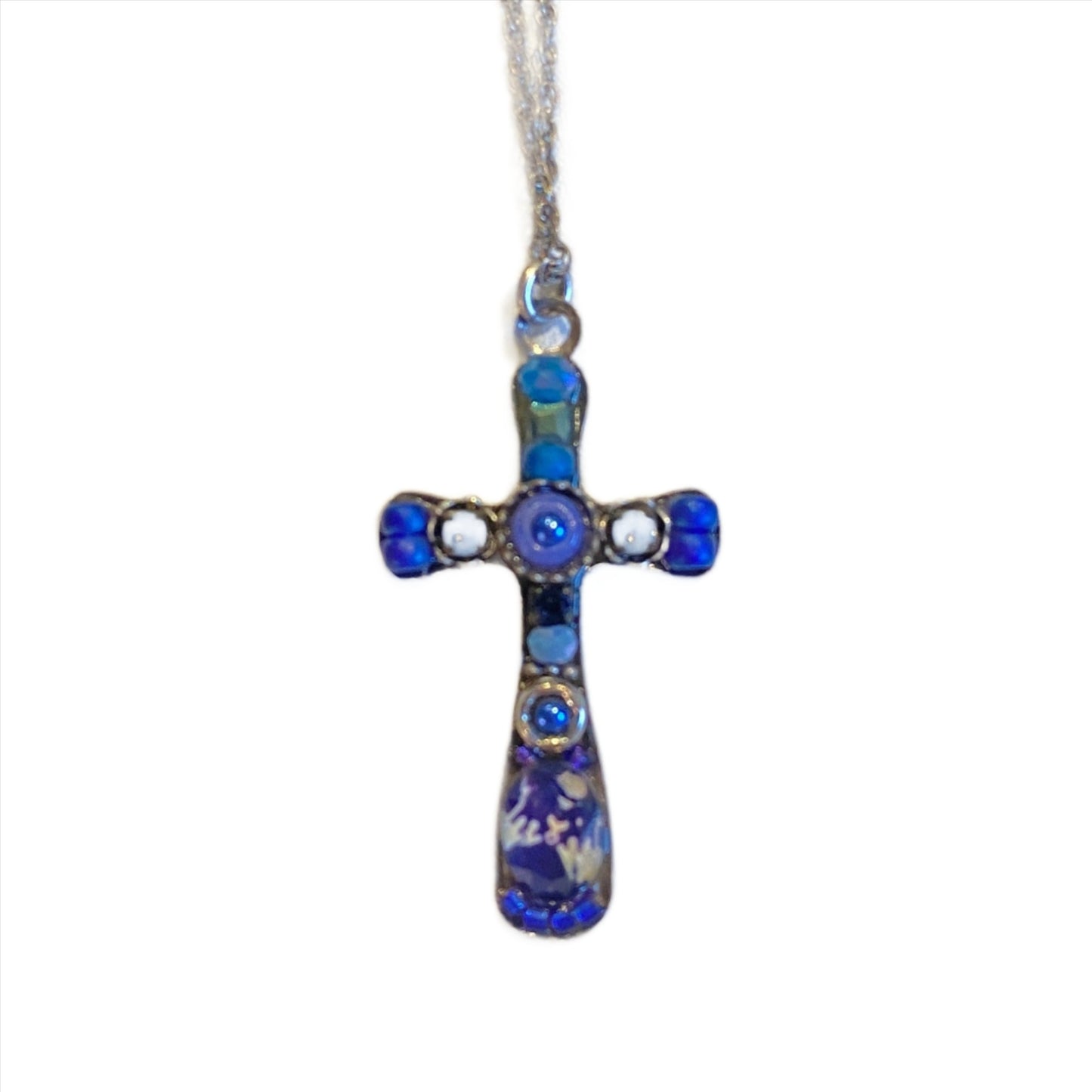 Ayala Bar | Deep Blue Cross Necklace