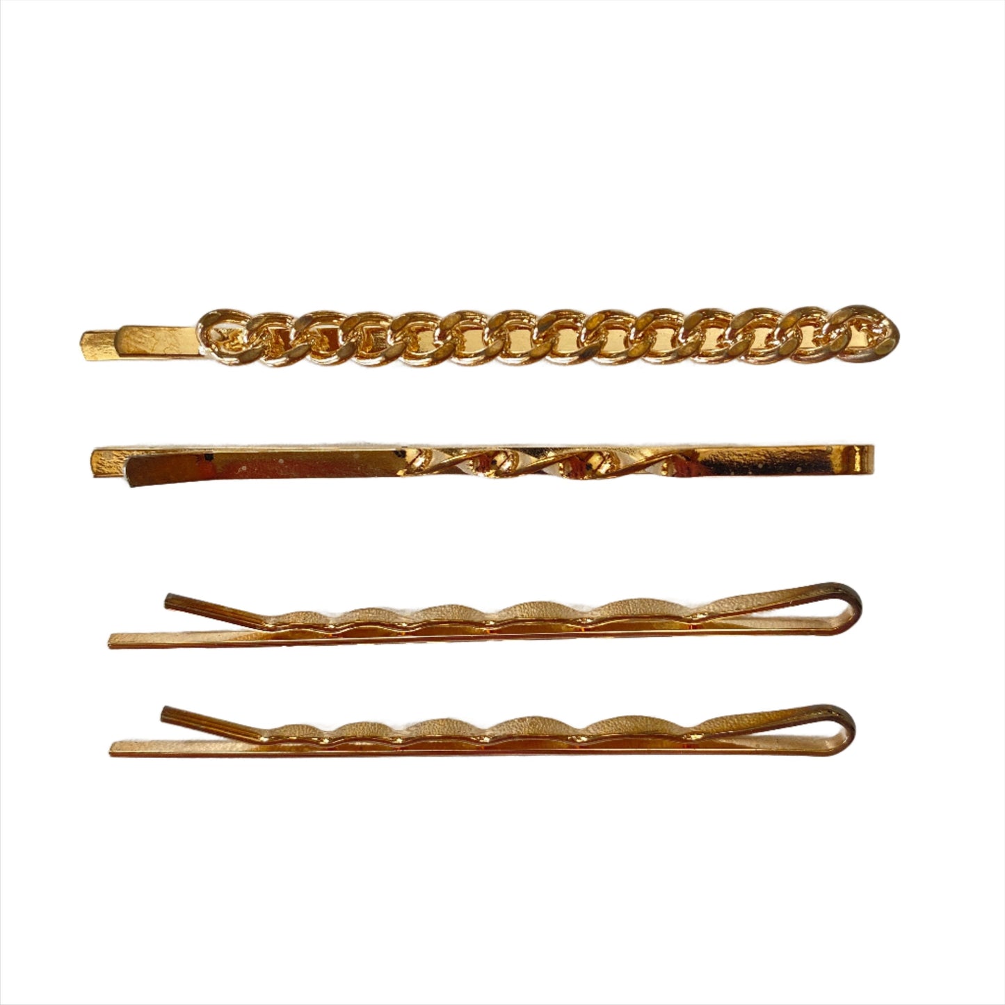 Metal Hair Clips (Set of 4)