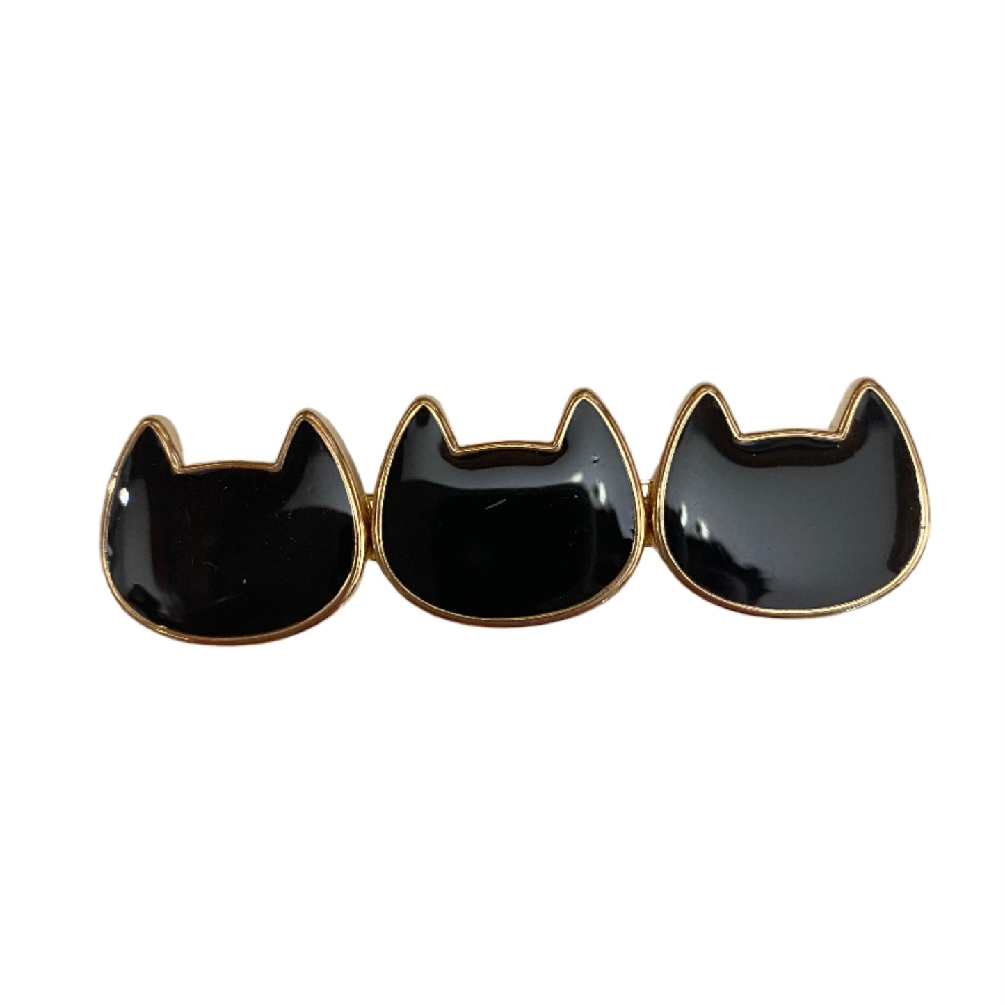 Triple Cat Hair Barrette