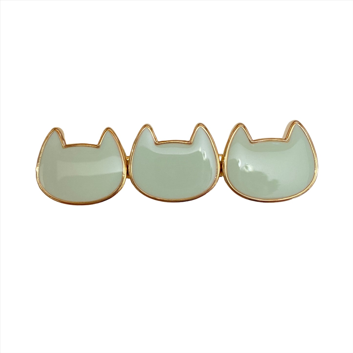 Triple Cat Hair Barrette