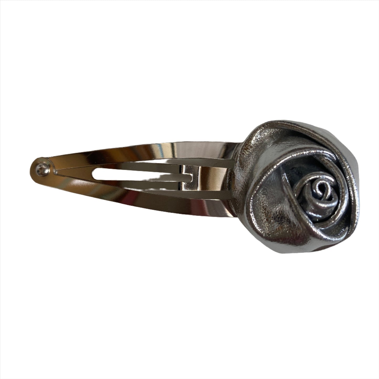 Fabric Rose Hair Barrette