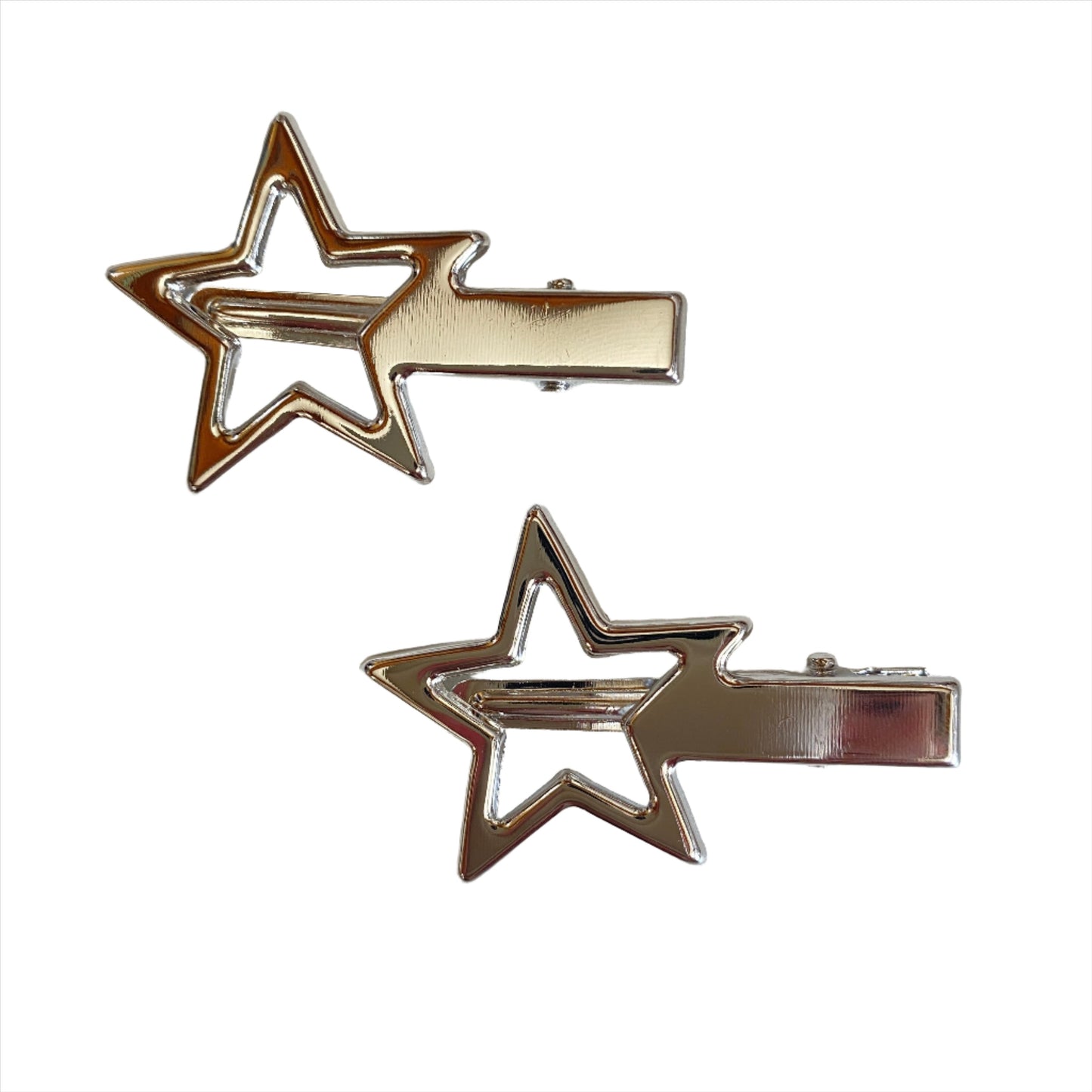 Silver Shooting Star Hair Barrette