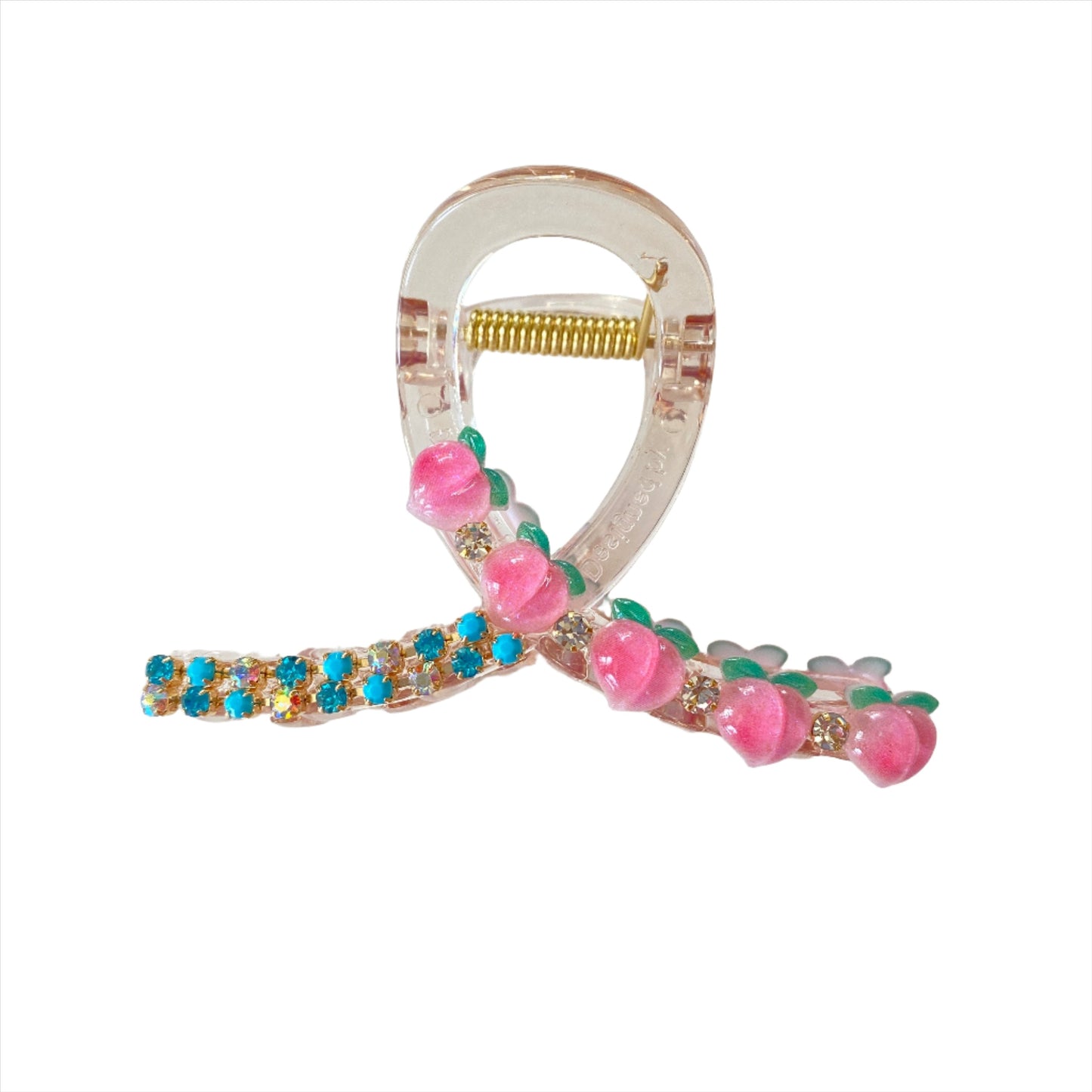 Jeweled Fruit Claw Clip
