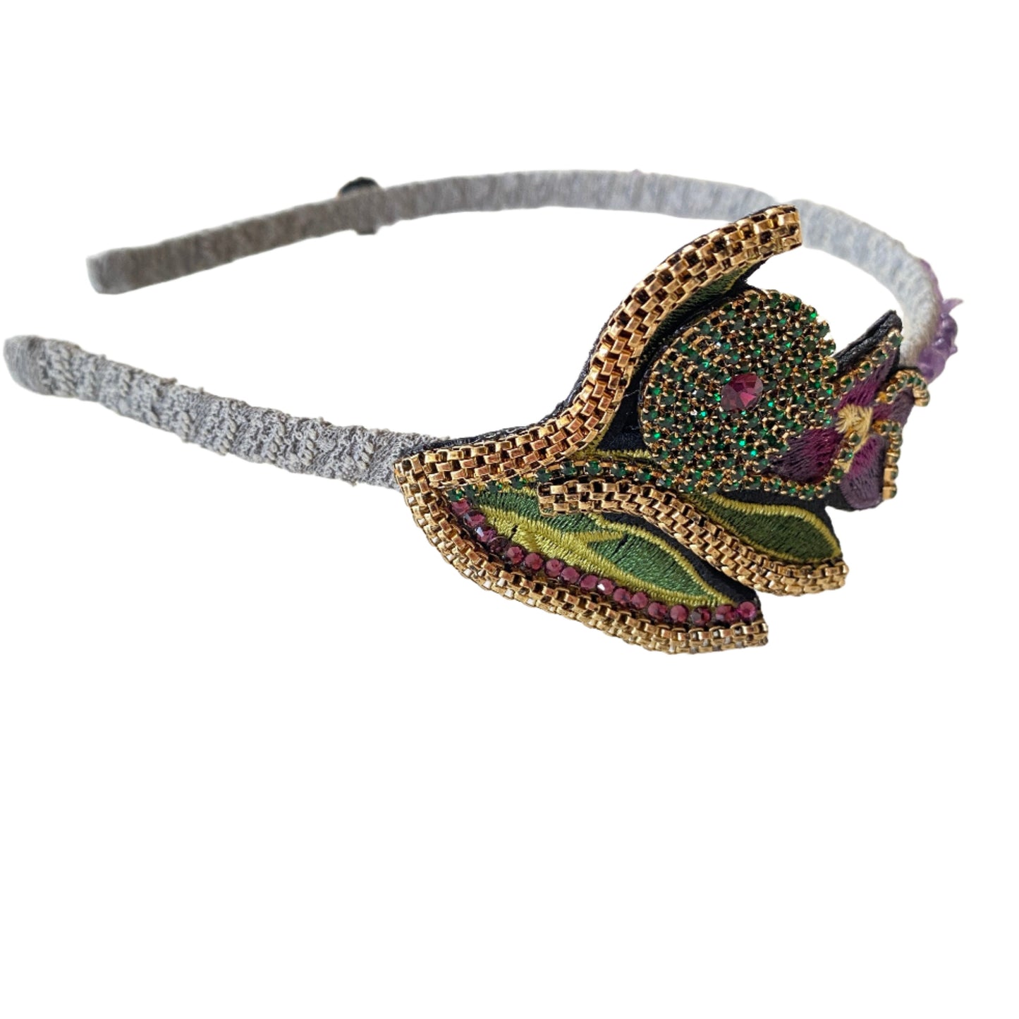Jeweled Iris Headband