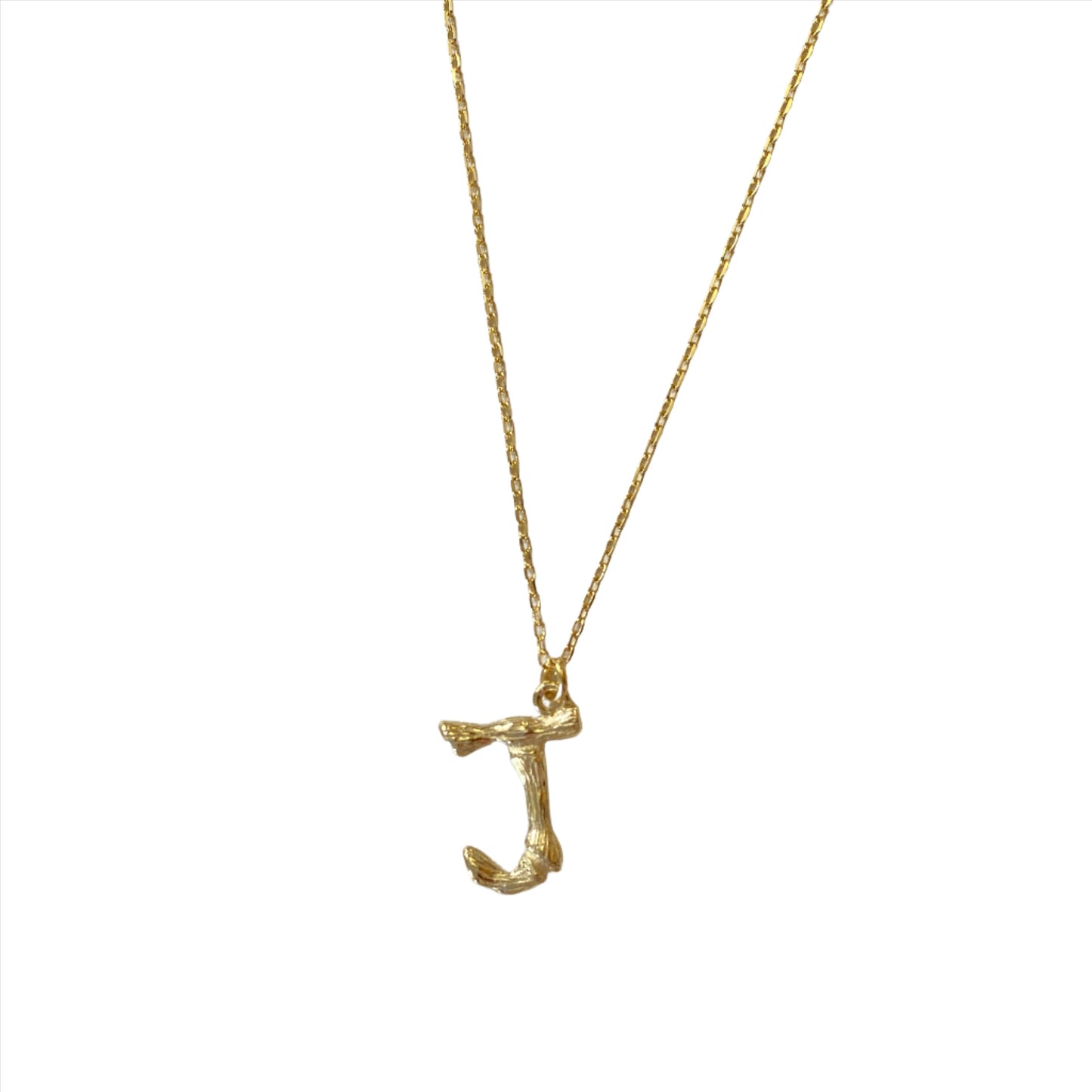 Bamboo Initial Necklace
