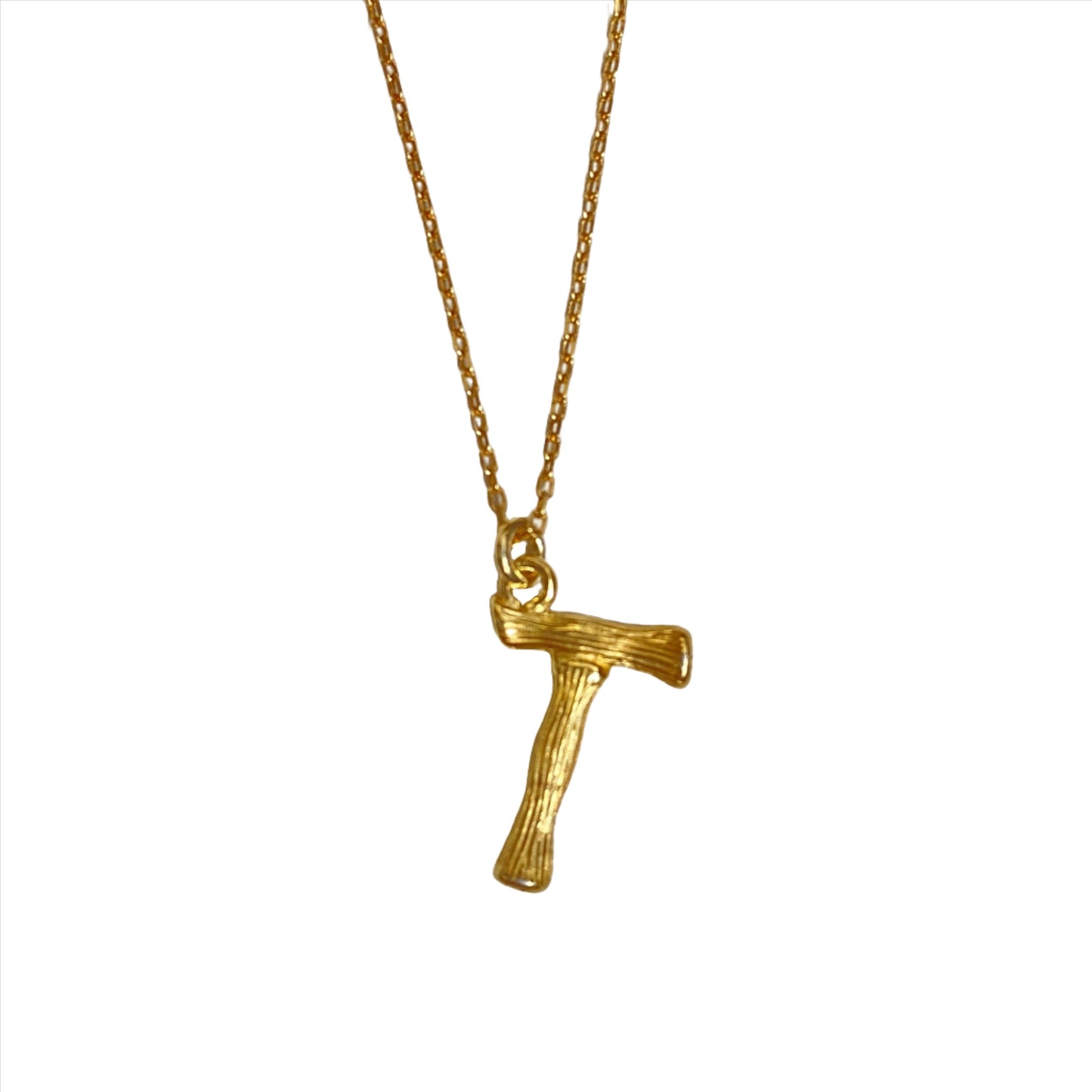 Bamboo Initial Necklace
