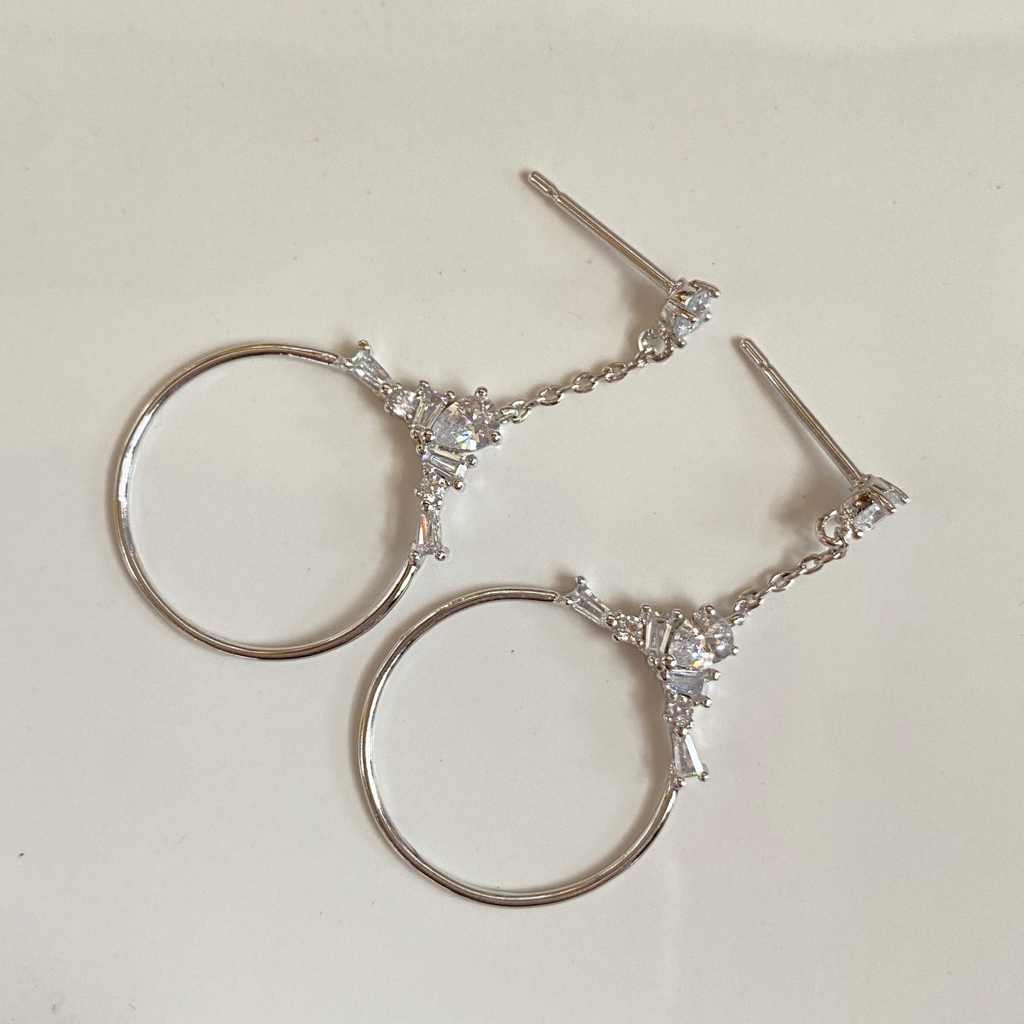 Crystal Hoop Earrings
