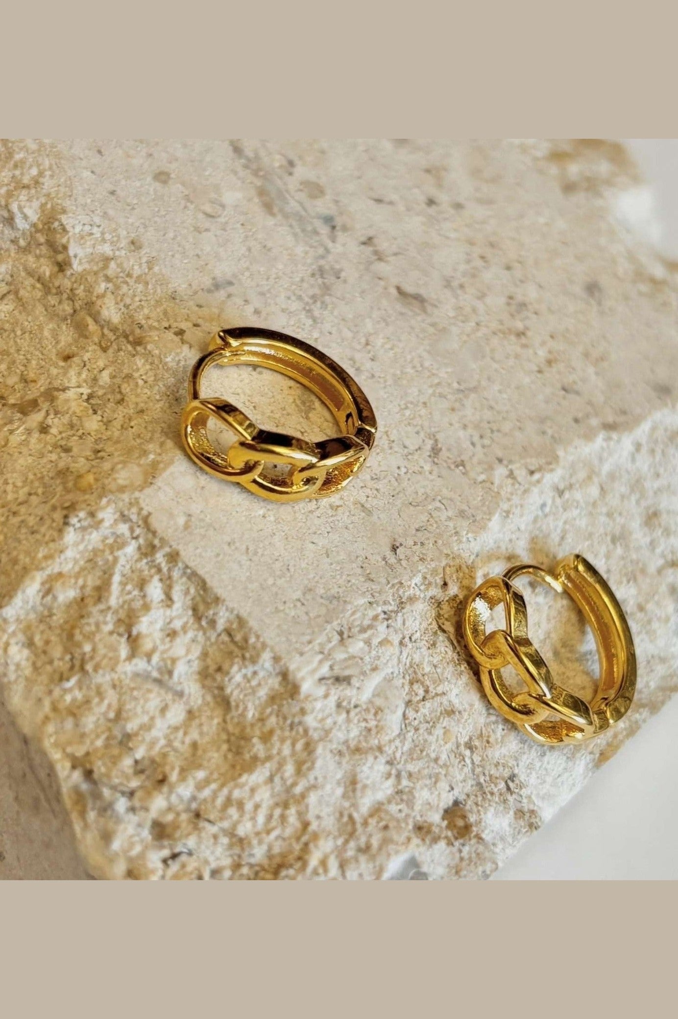 Noreen Huggie Hoop Earrings