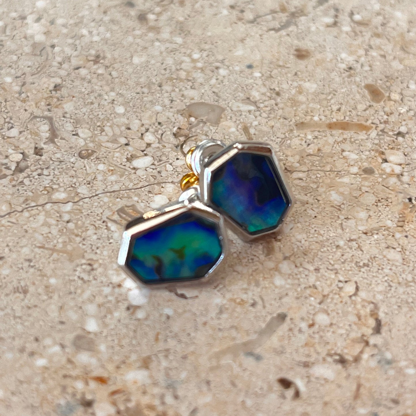 Miro Mother of Pearl Stud Earrings