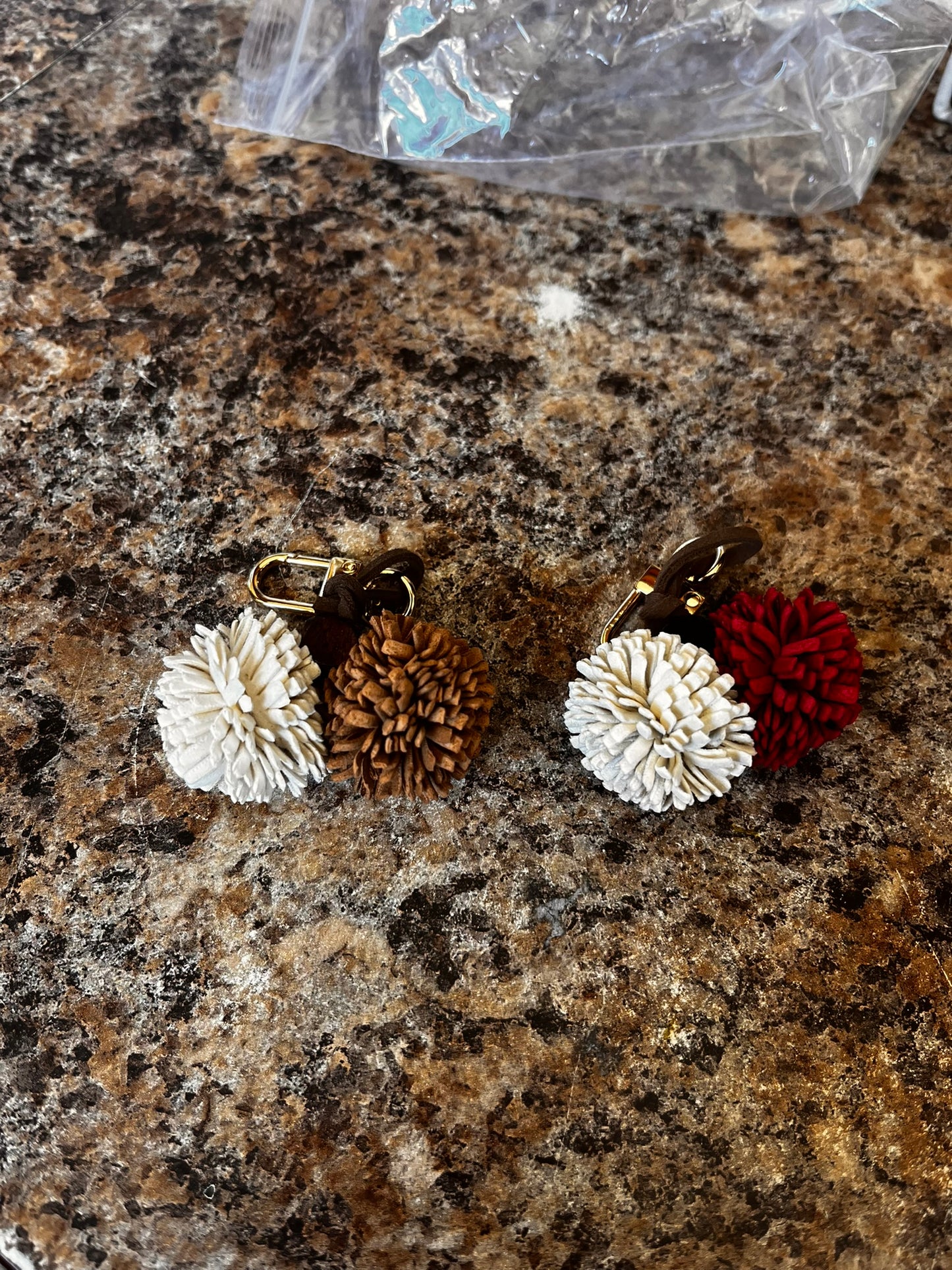 Pom Pom Keychain