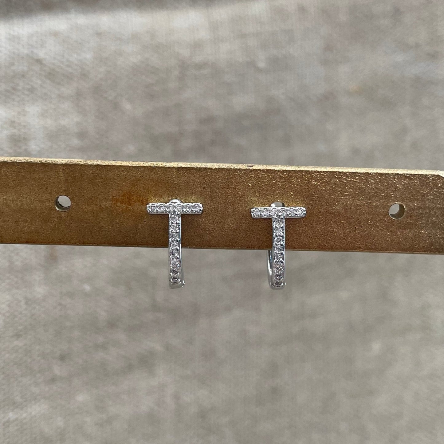 Square Up Huggie Hoop Earrings