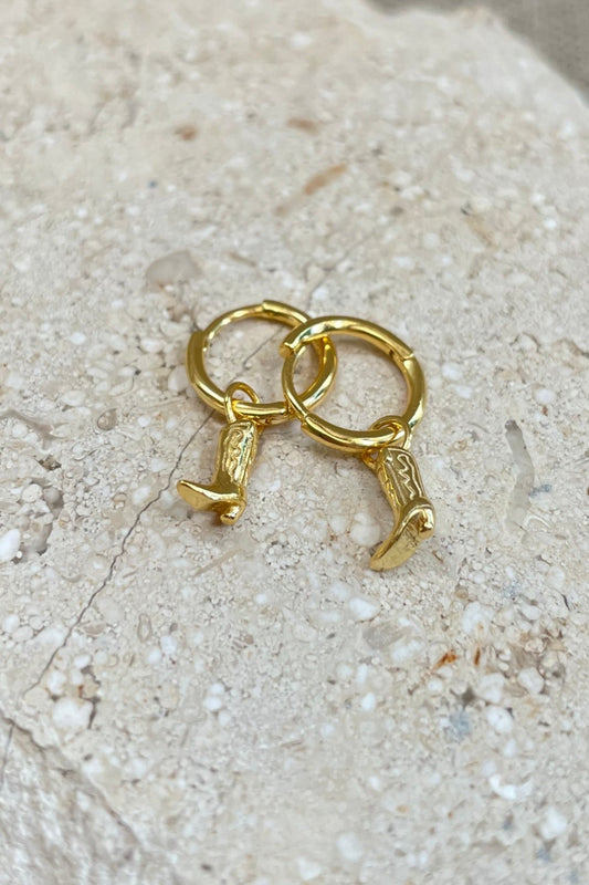 Coastal Cowgirl Huggie Hoop Earring