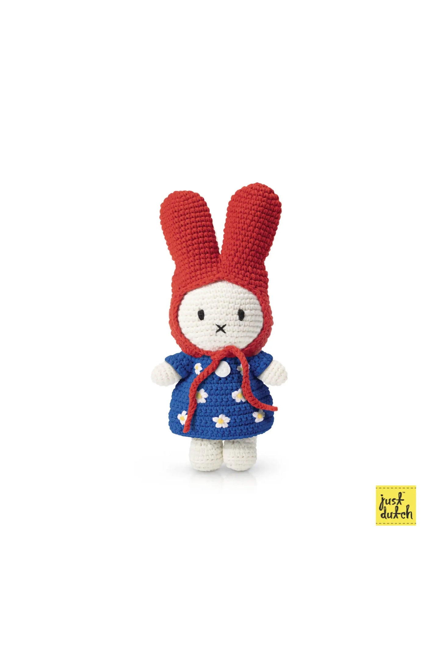 Miffy Little Flower Dress | Blue w/ Red Hat