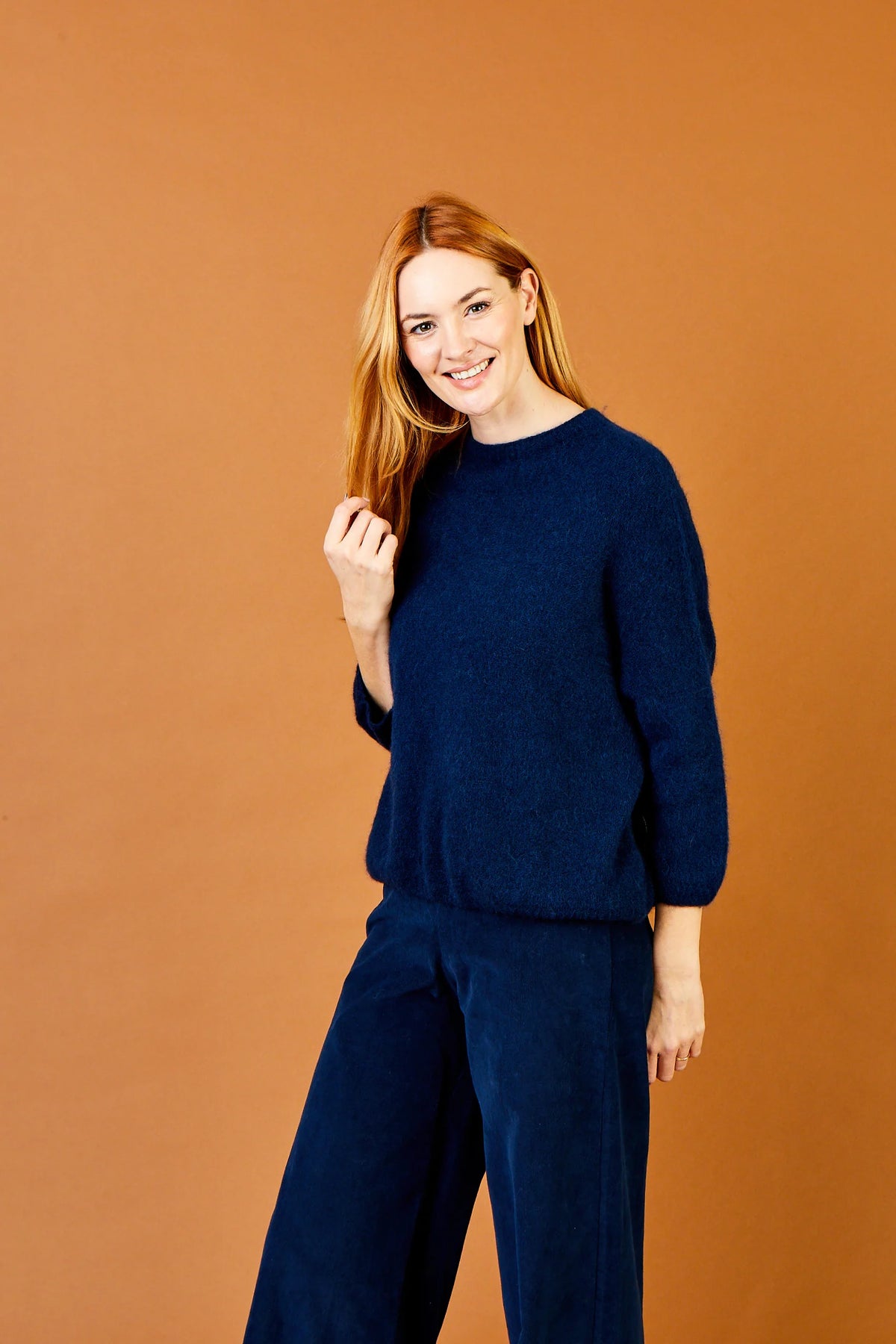 Jenny Baby Alpaca Boxy Knit Sweater