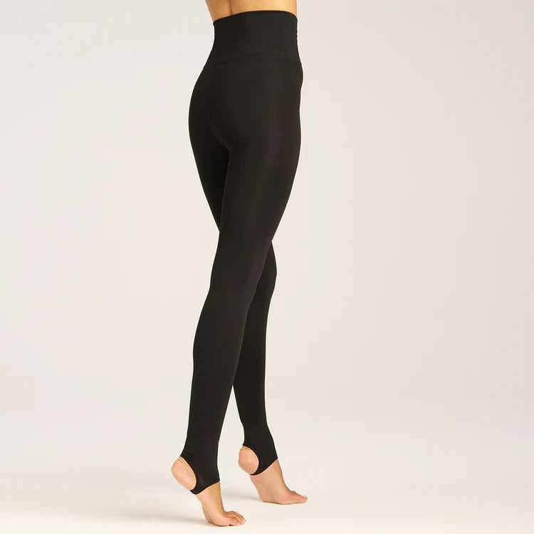 Women's Opaque Fleeced Tight | Black